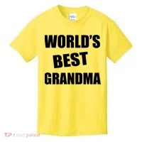 World's Best Grandma Kids T-Shirt thumb 0