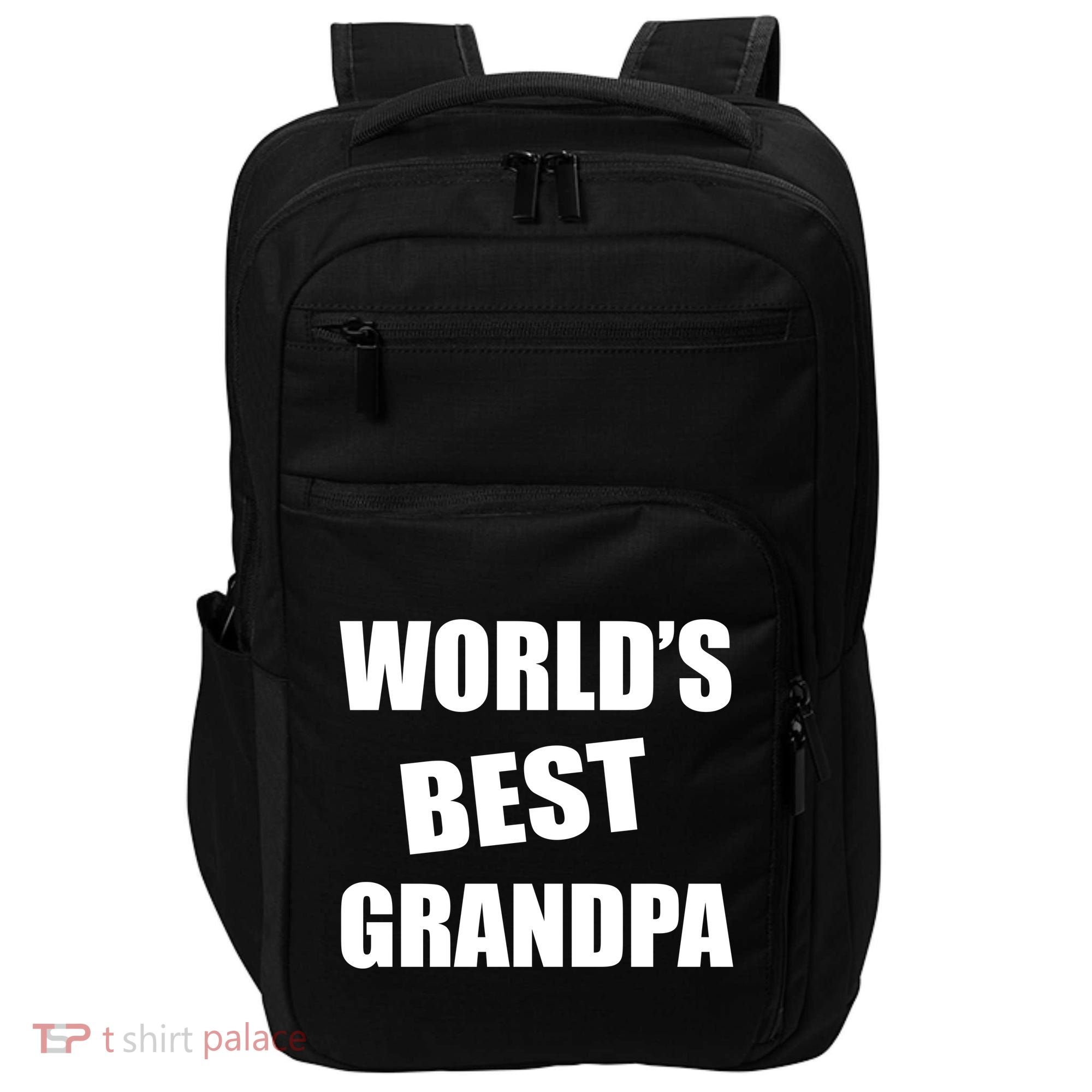 World's Best Grandpa Impact Tech Backpack