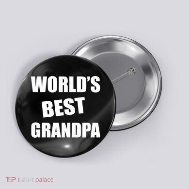 World's Best Grandpa Button