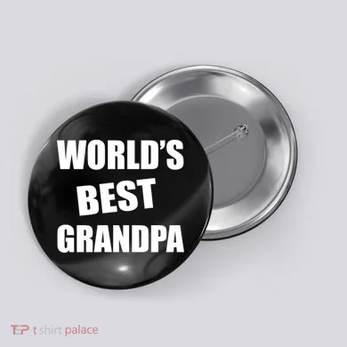 World's Best Grandpa Button