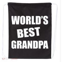 World's Best Grandpa Drawstring Bag thumb 0
