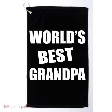 World's Best Grandpa Golf Towel