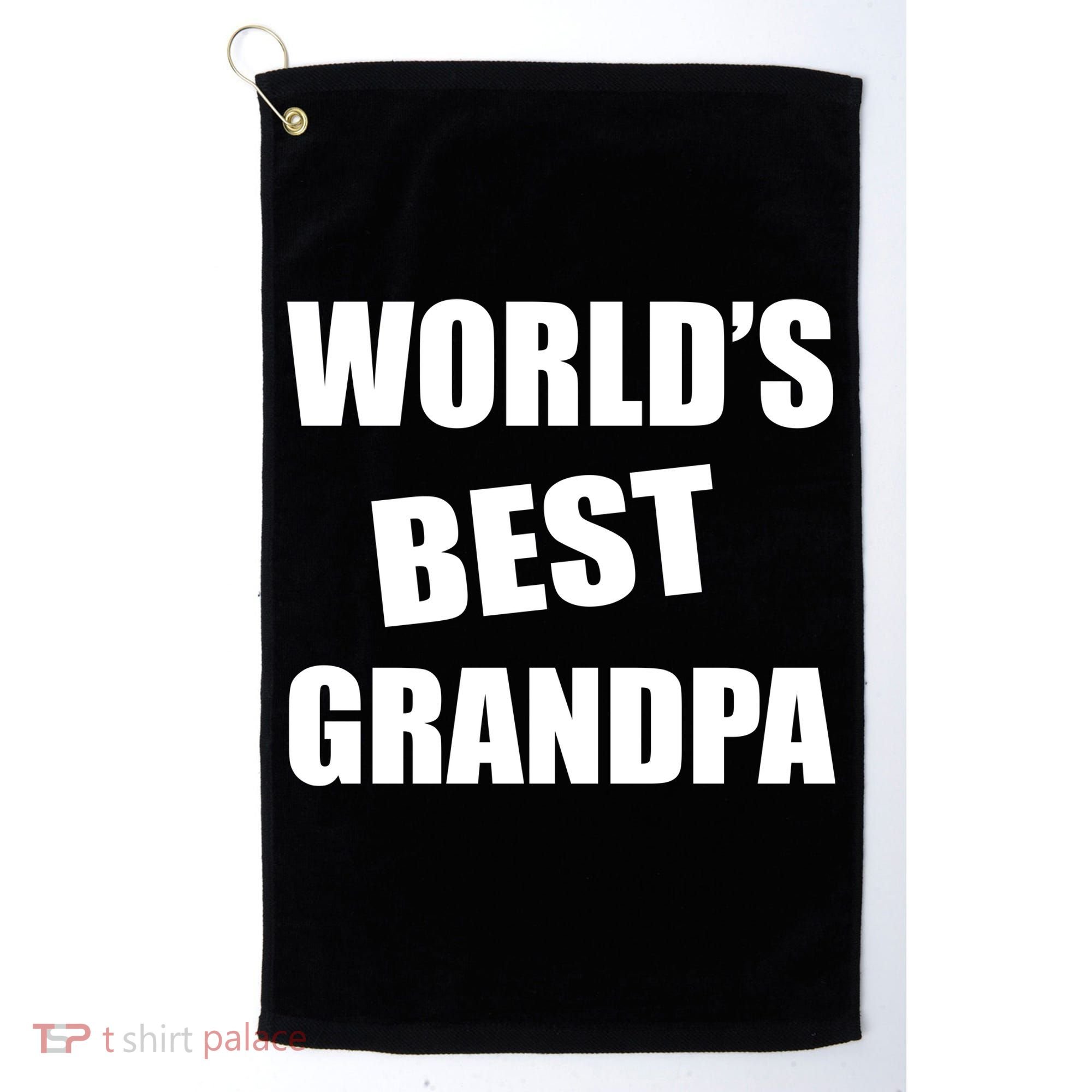 World's Best Grandpa Golf Towel