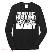 World's Best Husband And Daddy Long Sleeve Shirt thumb 0
