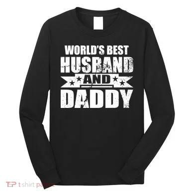 World's Best Husband And Daddy Long Sleeve Shirt