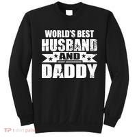 World's Best Husband And Daddy Sweatshirt thumb 0