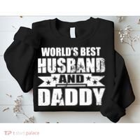 World's Best Husband And Daddy Sweatshirt thumb 2