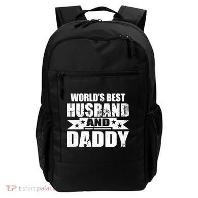 World's Best Husband And Daddy Backpack