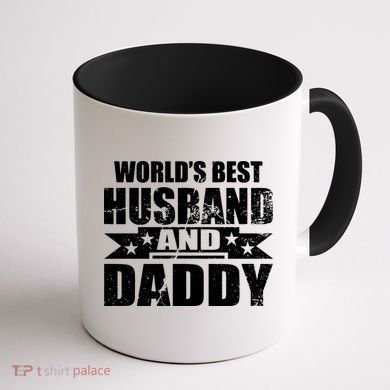 World's Best Husband And Daddy Coffee Mug back