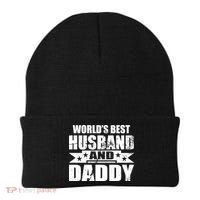 World's Best Husband And Daddy Beanie thumb 0