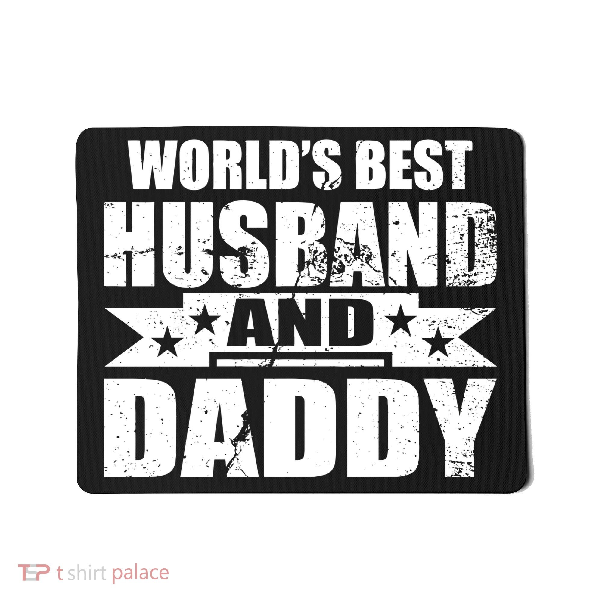 World's Best Husband And Daddy Mousepad