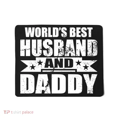 World's Best Husband And Daddy Mousepad