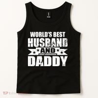 World's Best Husband And Daddy Tank Top thumb 2