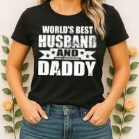 World's Best Husband And Daddy Women's T-Shirt thumb 2