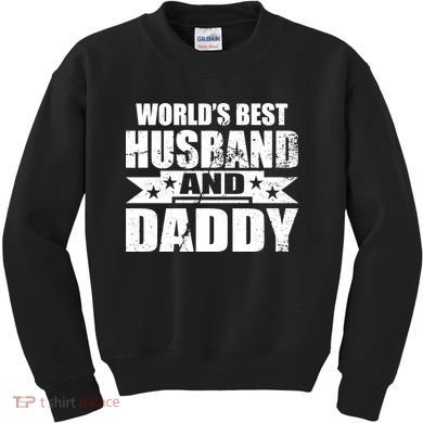 World's Best Husband And Daddy Kids Sweatshirt