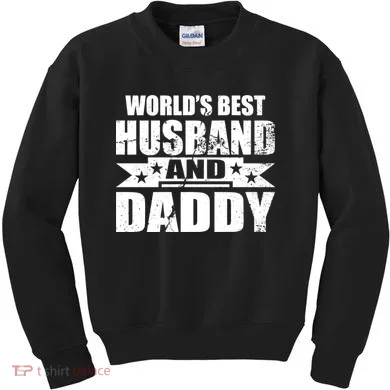 World's Best Husband And Daddy Kids Sweatshirt