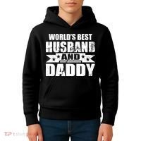 World's Best Husband And Daddy Kids Hoodie thumb 4