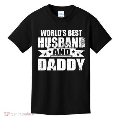 World's Best Husband And Daddy Kids T-Shirt