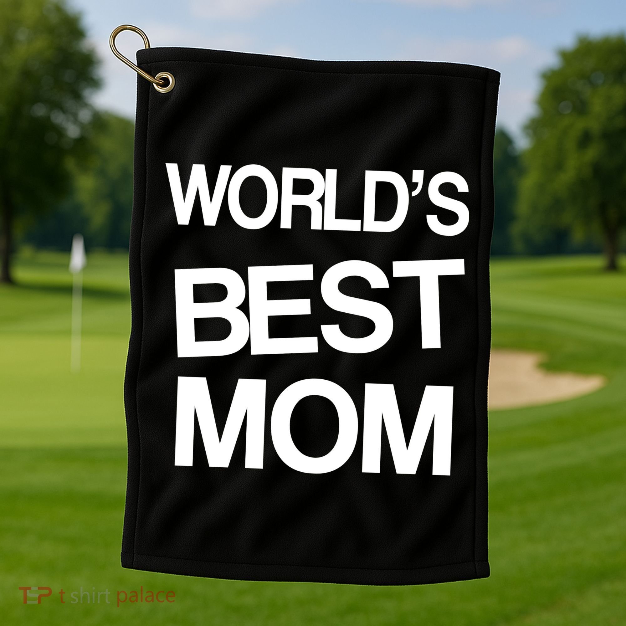 World's Best Mom Golf Towel
