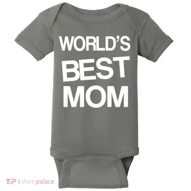 World's Best Mom Baby Bodysuit