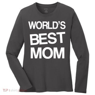 World's Best Mom Women's Long Sleeve Shirt
