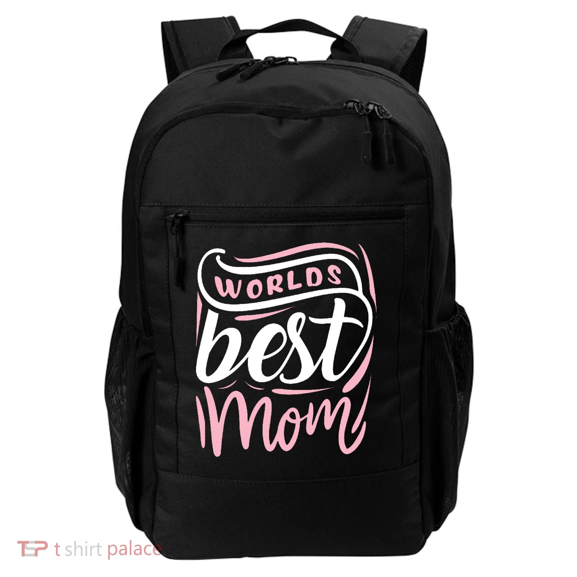 Worlds Best Mom Mothers Day Gift Backpack