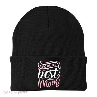 Worlds Best Mom Mothers Day Gift Beanie