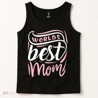 Worlds Best Mom Mothers Day Gift Tank Top thumb 2