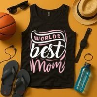 Worlds Best Mom Mothers Day Gift Tank Top thumb 4