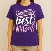 Worlds Best Mom Mothers Day Gift T-Shirt thumb 4