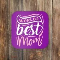 Worlds Best Mom Mothers Day Gift Coaster thumb 0