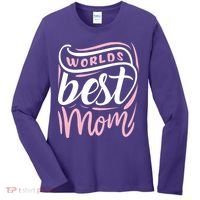 Worlds Best Mom Mothers Day Gift Women's Long Sleeve Shirt thumb 0