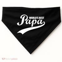 World's Best Papa USA-Made Doggie Bandana thumb 0