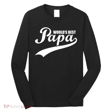 World's Best Papa Long Sleeve Shirt