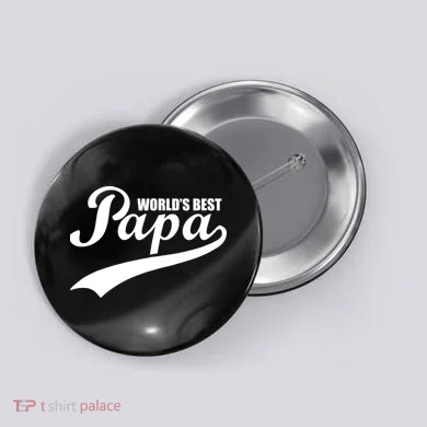 World's Best Papa Button
