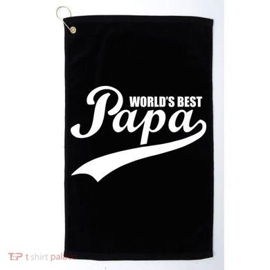 World's Best Papa Golf Towel