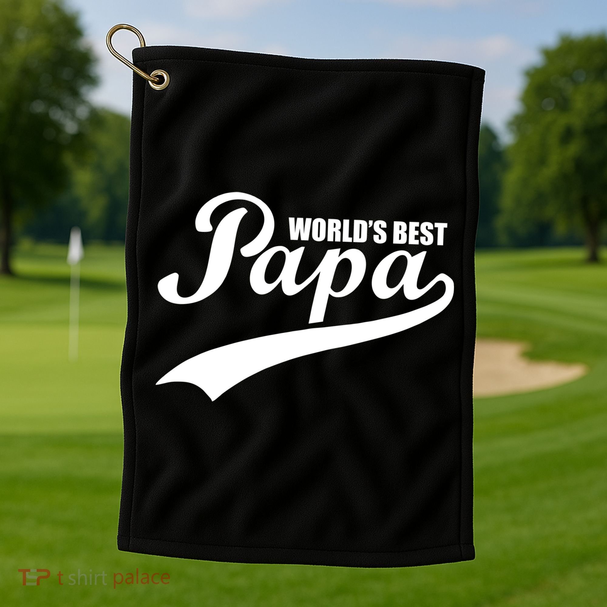 World's Best Papa Golf Towel