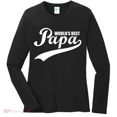 World's Best Papa Women's Long Sleeve Shirt