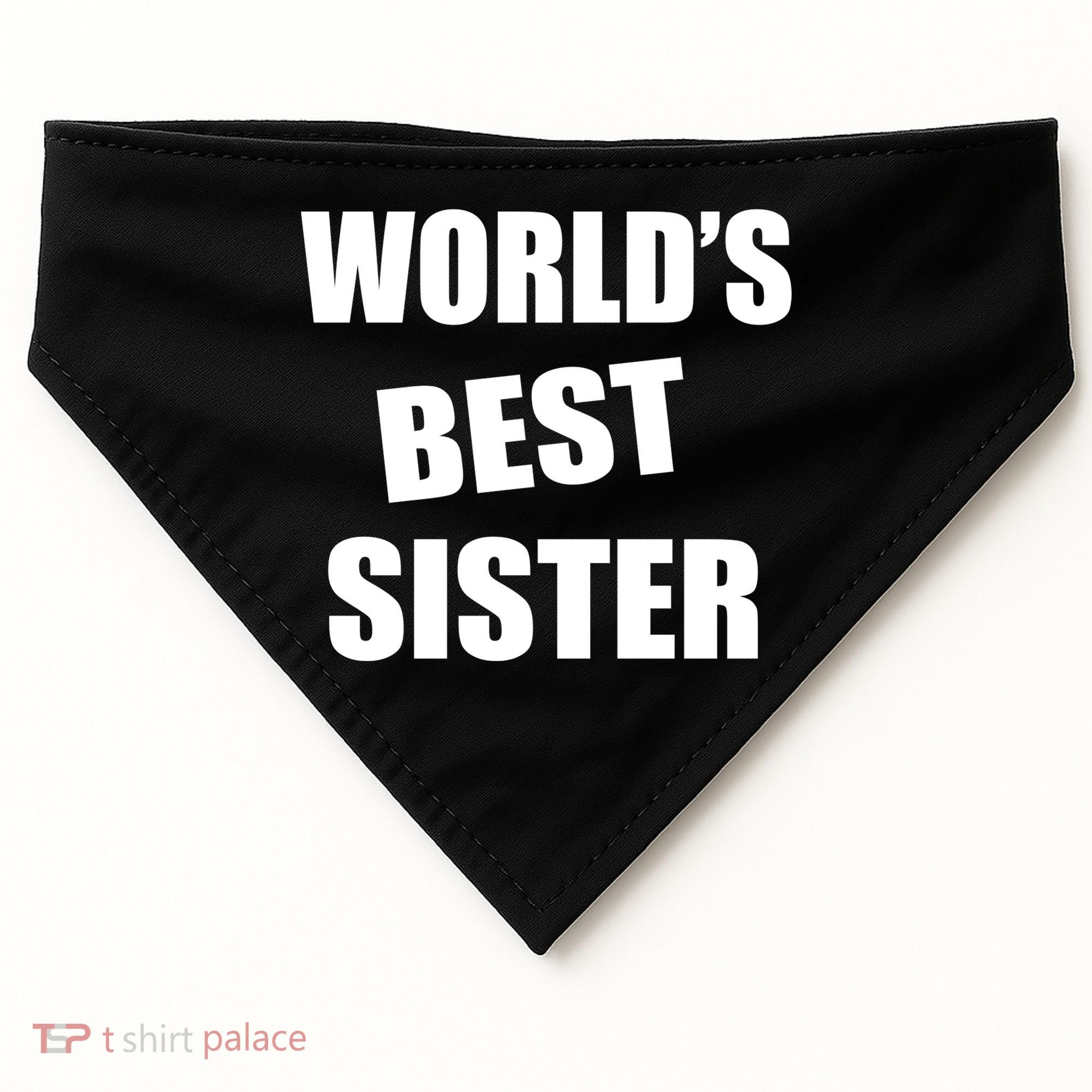 World's Best Sister USA-Made Doggie Bandana