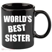 World's Best Sister 11oz C Handle Ceramic Mug thumb 0
