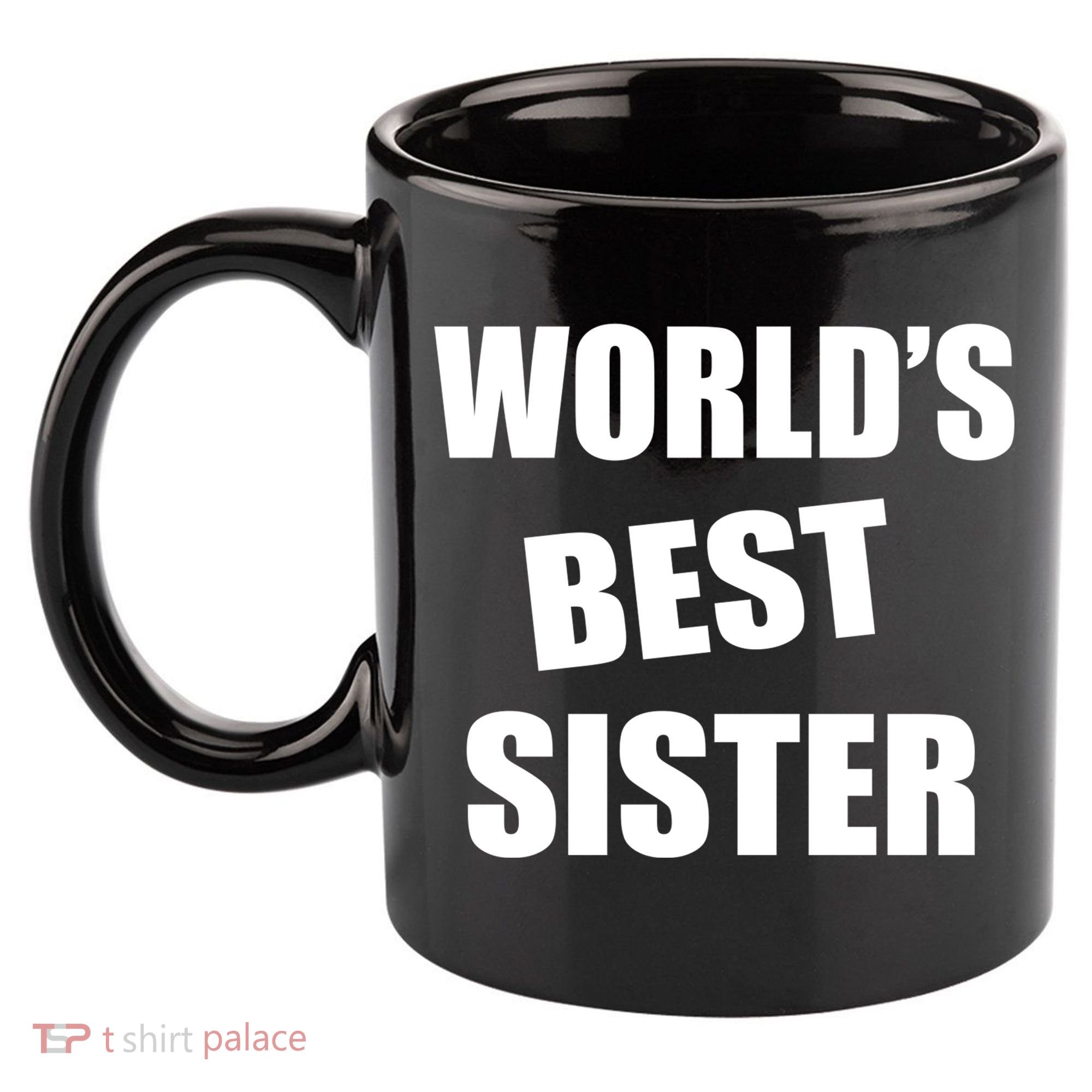 World's Best Sister 11oz C Handle Ceramic Mug