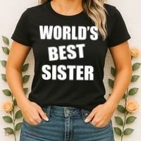 World's Best Sister Women's T-Shirt thumb 2