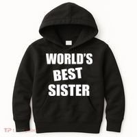 World's Best Sister Kids Hoodie thumb 0