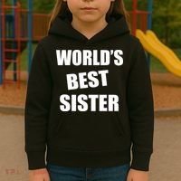 World's Best Sister Kids Hoodie thumb 3