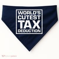 World's Cutest Tax Deduction USA-Made Doggie Bandana thumb 0