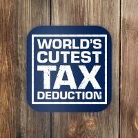 World's Cutest Tax Deduction Coaster thumb 0