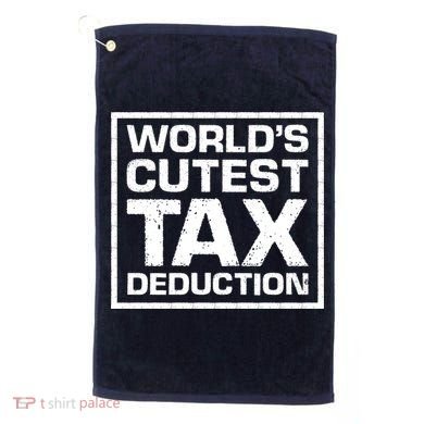 World's Cutest Tax Deduction Golf Towel