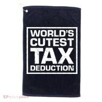 World's Cutest Tax Deduction Golf Towel thumb 0