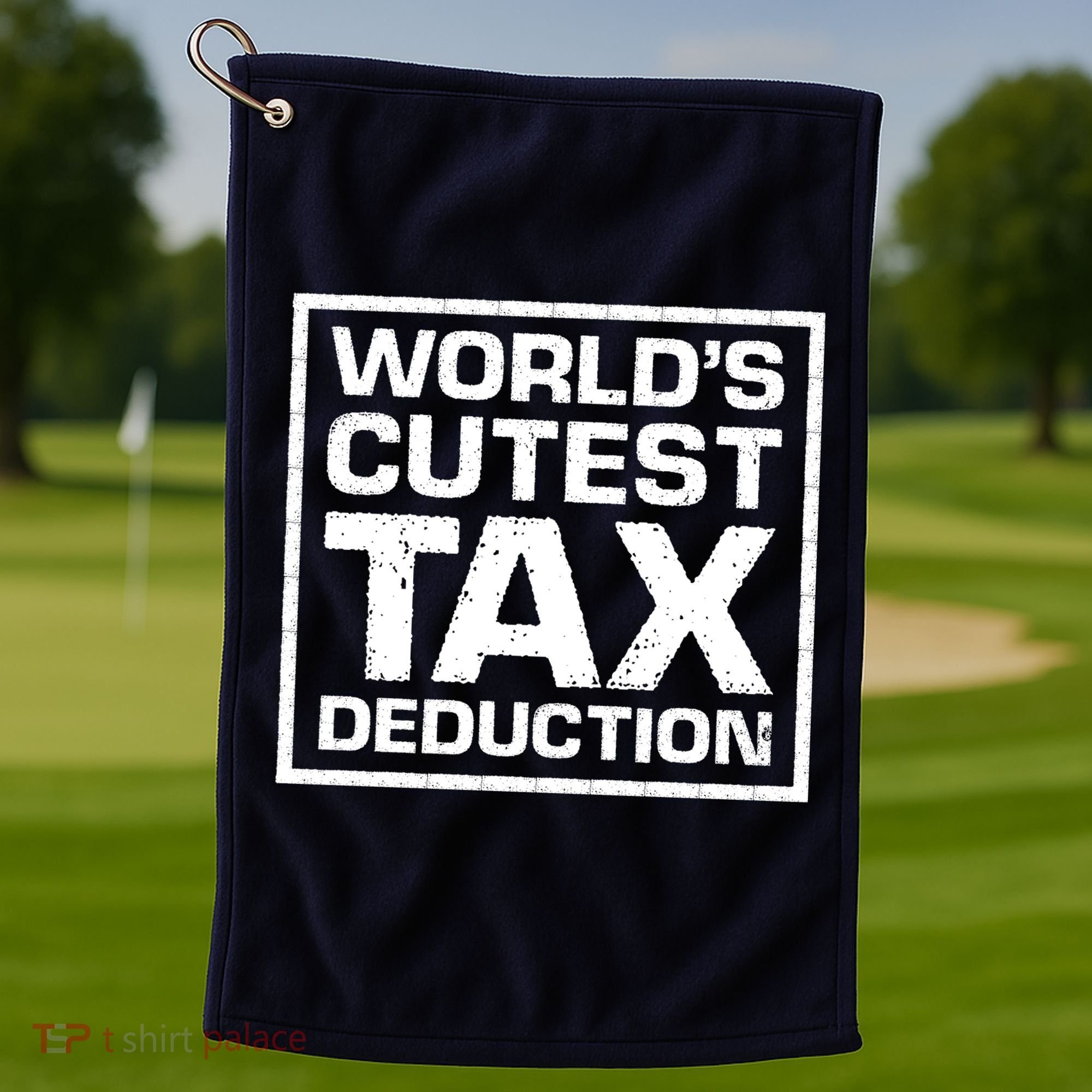 World's Cutest Tax Deduction Golf Towel