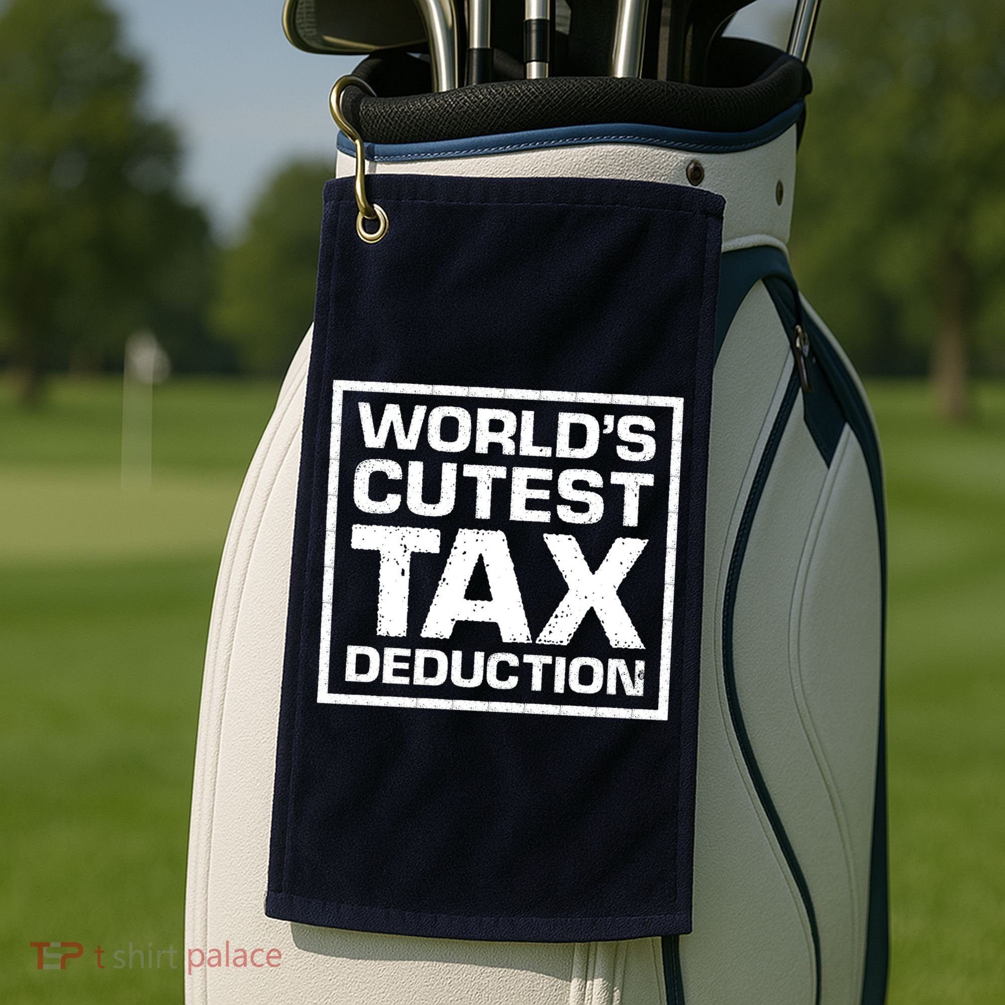 World's Cutest Tax Deduction Golf Towel